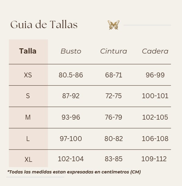 Guía de tallas