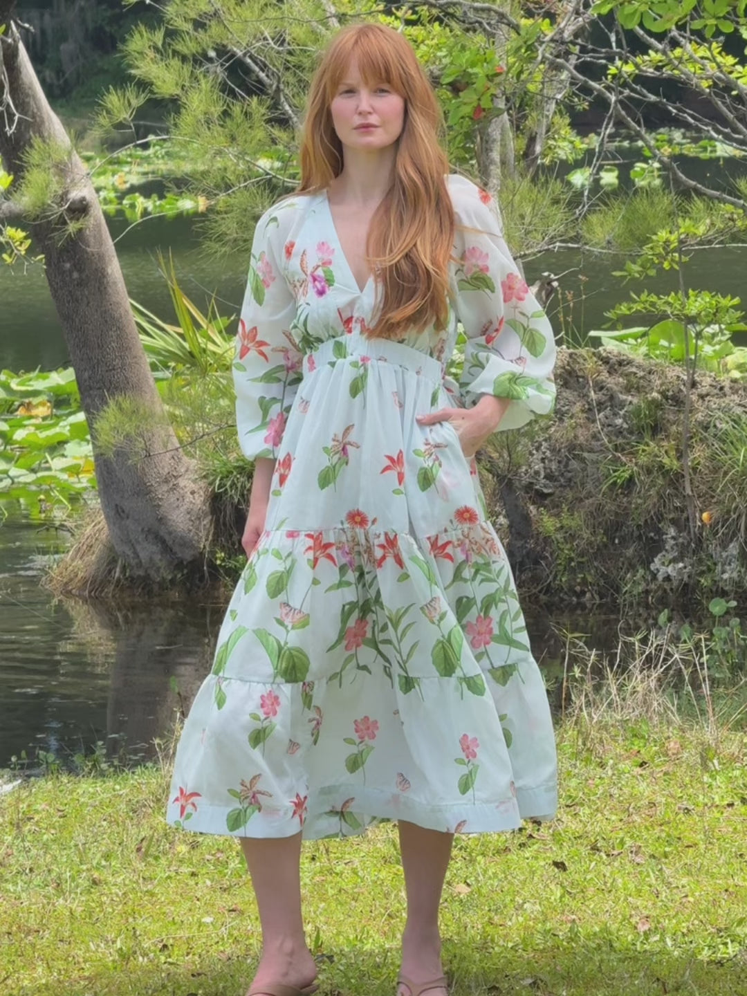 Vestido midi Hesper